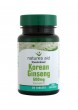 Natures Aid Korean Ginseng 40mg Tablets