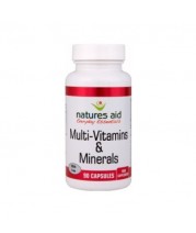 Natures Aid MultiVitamins and Minerals With Iron Capsules