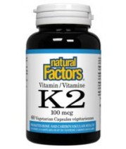 Natural Factors Vitamin K2 100 mcg