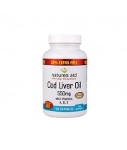 Natures Aid Cod Liver Oil 550mg Capsules