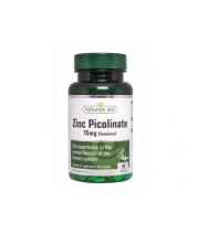 Natures Aid Zinc Picolinate 15mg Elemental Tablets