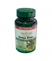 Natures Aid Ginkgo Biloba 120mg Tablets