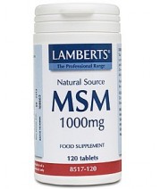 Lamberts MSM 1000mg Tablets