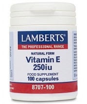 Lamberts Natural Vitamin E 250iu Capsules