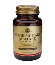 Solgar Reishi Shiitake Maitake Mushroom Extract Vegetable Capsules