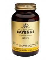 Solgar Cayenne 520mg Vegetable Capsules