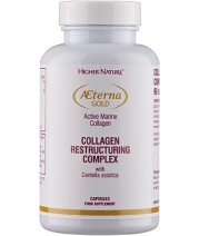 Higher Nature AEterna Gold Collagen Restructuring Complex Capsules