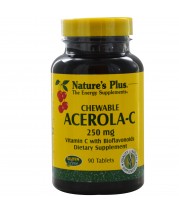 Natures Plus Acerola C Complex Chewable 250mg Tablets