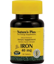 Natures Plus Iron 40mg Tablets