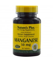 Natures Plus Manganese 50mg Tablets