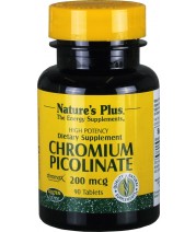 Natures Plus Chromium Picolinate 200mcg Tablets