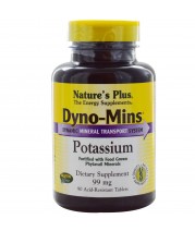 Natures Plus Dyno-Mins Potassium 99mg Tablets