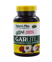 Natures Plus Ultra Garlite Sustained Release 1000mg Odourless Garlic
