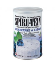 Natures Plus SpiruTein Plus Shake - Blueberry