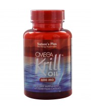 Natures Plus Omega Krill Oil 600mg Liquid Capsules