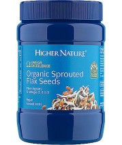 Higher Nature Omega Excellence Organic Sprouted Flax Seeds Powder