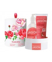 Jason Limited Edition Gift Set - Rosewater Soap & Hand/Body Lotion